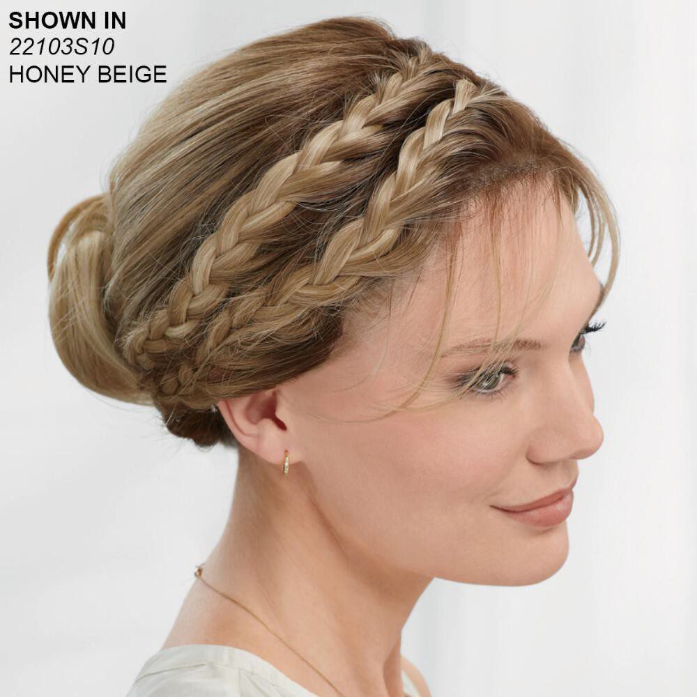 shoulder length updo