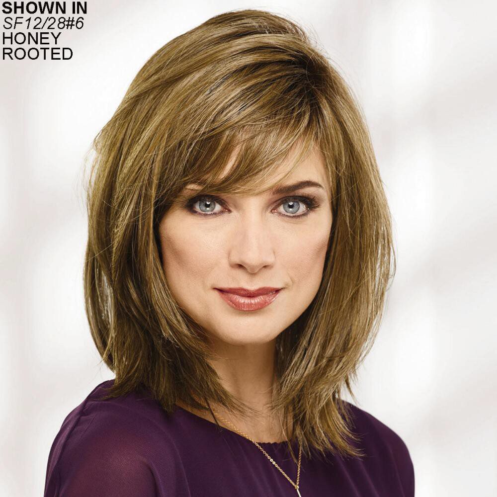 trendy shoulder length straight hair
