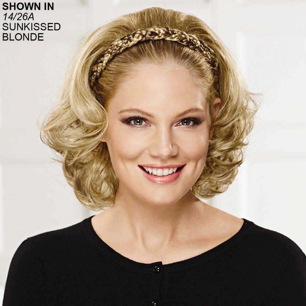 curly hairstyles with headbands