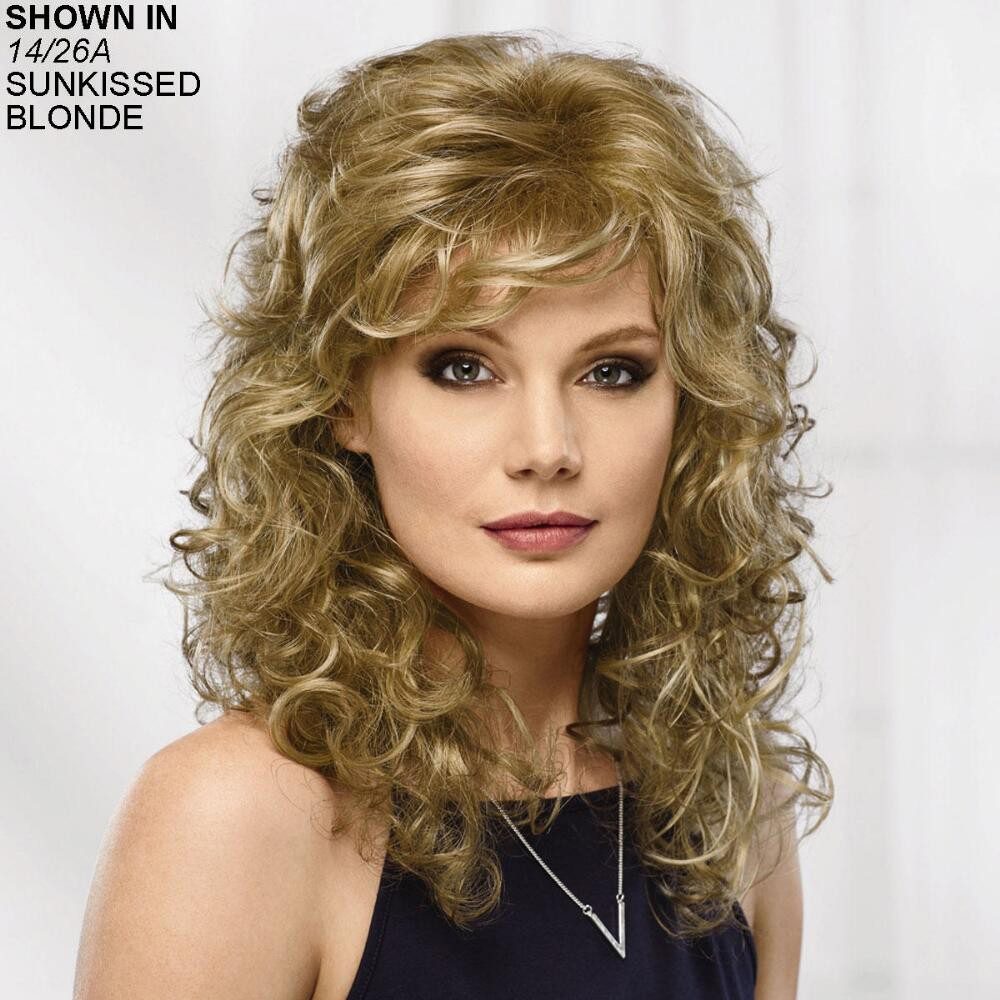 shoulder length curly wig