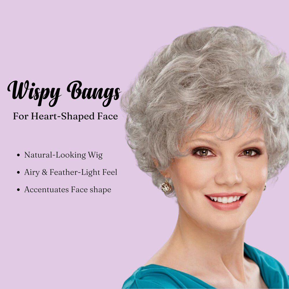 how to style curly hair with bangs