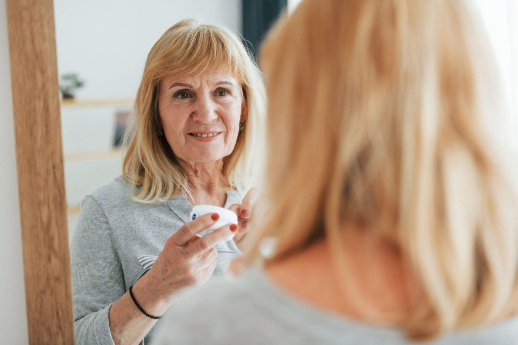 Shoulder length hair